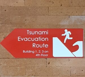 tsunami droga ewakuacji