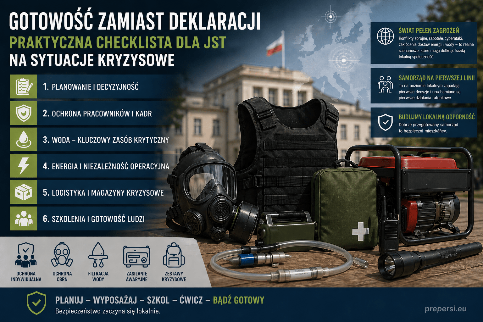 Gotowość zamiast deklaracji: praktyczna checklista przygotowania JST na sytuacje kryzysowe